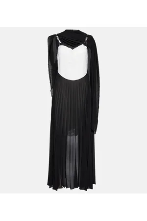 Christopher Kane Vestido midi Mrs Robinson con capa