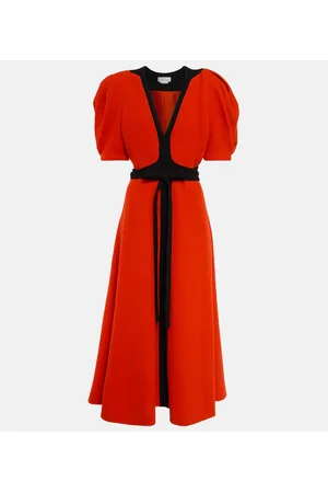 GABRIELA HEARST Vestido midi Luz en crepé de lana