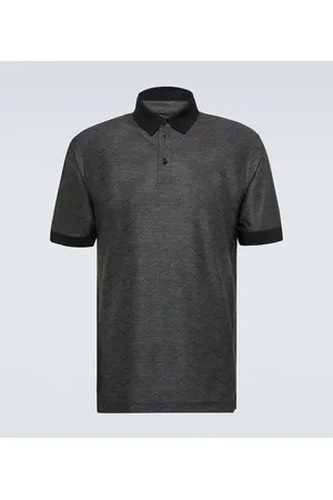 Giorgio Armani Polo de algodón y seda