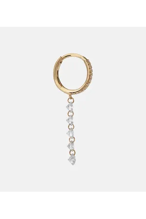 PERSÉE Persée Pendiente individual de oro de 18 ct con diamantes