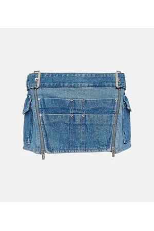 DION LEE Minifalda Toolbelt de denim