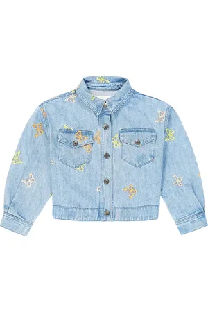 The New Society Chaqueta Burbank de denim bordado