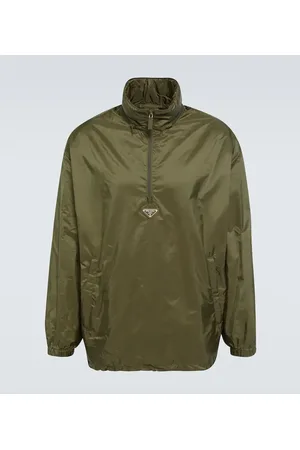 Prada Chaqueta de Re-Nylon con cremallera