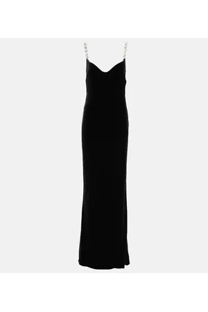 GALVAN Vestido de fiesta Avedon de terciopelo
