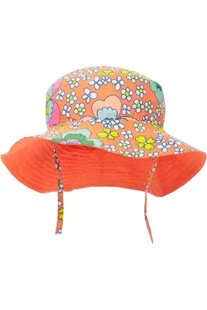 Stella McCartney Sombrero de algodón floral