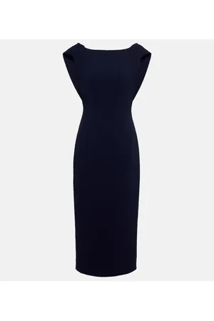 EMILIA WICKSTEAD Vestido midi Maliya de crepé