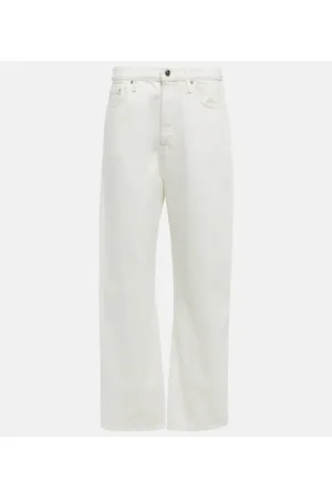 Totême Jeans rectos de tiro medio