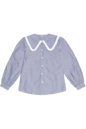 Il gufo Blusa de algodón a rayas
