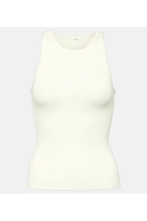 CO Tank top de mezcla de algodón
