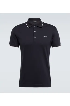 Ermenegildo Zegna Polo de mezcla de algodón
