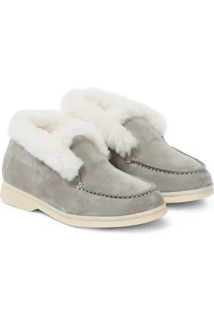 Loro Piana Botines Open Walk de ante