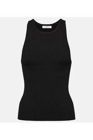 CO Tank top de jersey acanalado