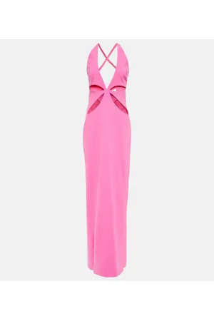 Monot Mônot Vestido de fiesta de lamé con aberturas