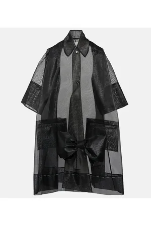 Maison Margiela Abrigo con detalle de lazo