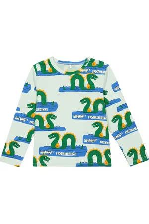 Mini Rodini Top en mezcla de algodón estampado