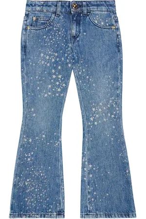 VERSACE Jeans flared estampados
