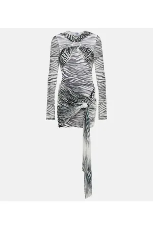 The Attico Vestido corto Fran estampado
