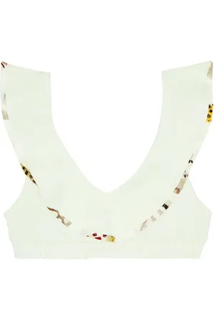 Marysia Top de bikini con volantes