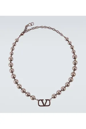 VALENTINO GARAVANI Choker con perlas Swarovski® y VLogo