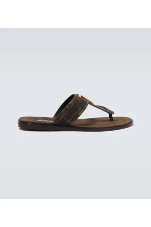 Tom Ford Sandalias Brighton de ante con estampado