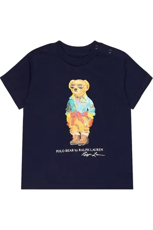 Ralph Lauren Bebé - camiseta de algodón estampada