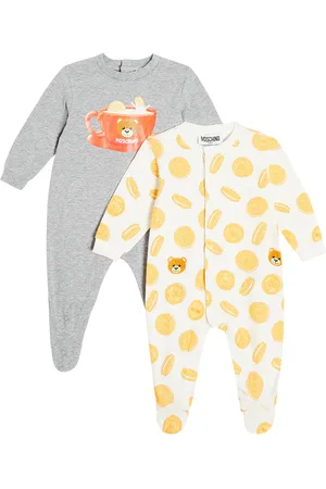 Moschino Bebé - set de 2 bodies estampados