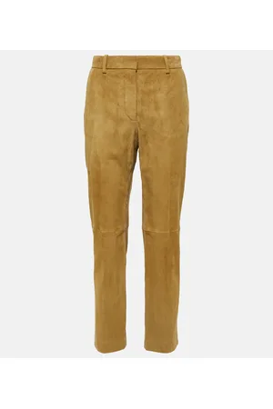 Joseph Pantalones Coleman de ante cropped