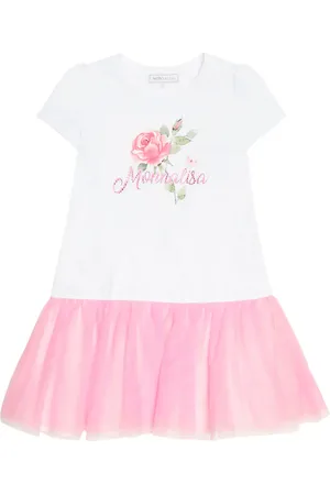 MONNALISA Vestido de punto con adornos