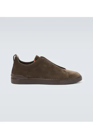 Ermenegildo Zegna Zapatillas Triple Stitch de ante