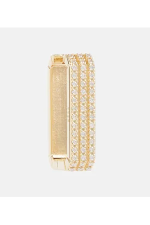 Eera Eéra Pendiente individual Long Candy de oro de 18 ct con diamantes