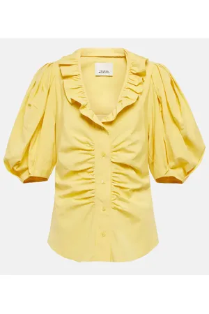 Isabel Marant Blusa Catalia de seda y algodón