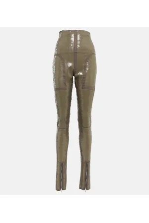 Rick Owens Leggings Dirt Waist adornados
