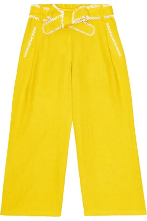 Chloé Chloé Kids Pantalones de lino