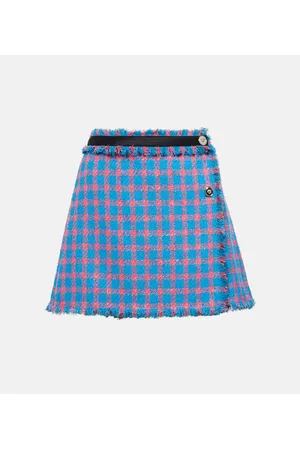 VERSACE Minifalda de tweed