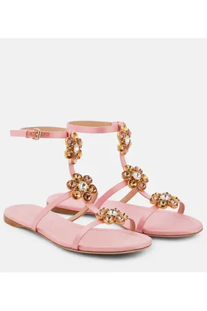 Giambattista Valli Sandalias Jaipur de satén adornadas