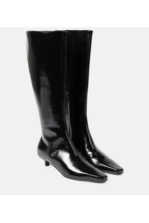 Totême Botas altas The Slim de piel