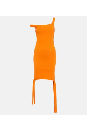J.W.Anderson Vestido corto asimétrico deconstruido
