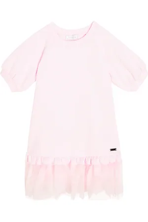 MONNALISA Vestido de jersey con tul