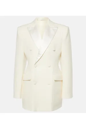 WARDROBE.NYC Vestido blazer de lana