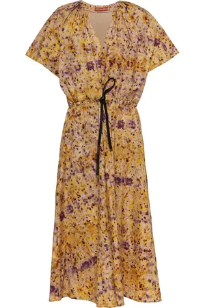 Altuzarra Vestido midi Romy de algodón floral