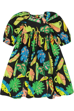 Stella McCartney Vestido de algodón estampado