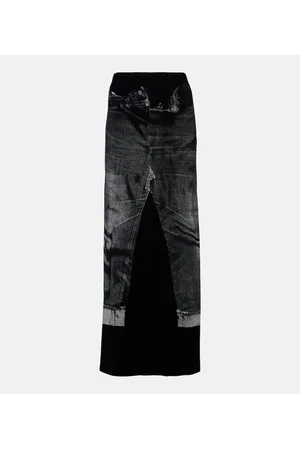 Jean Paul Gaultier Falda larga trompe-l