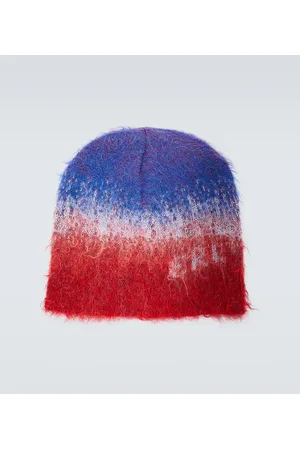 ERL Gorro de mezcla de lana y mohair a rayas