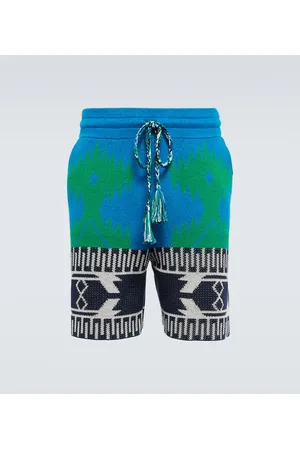 Alanui Shorts en piqué de algodón en jacquard