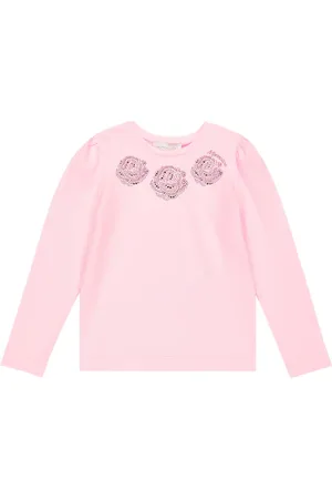 MONNALISA Camiseta en mezcla de algodón estampada