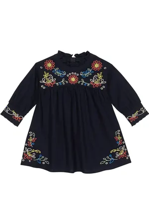 Chloé Chloé Kids Bebé - vestido de algodón bordado