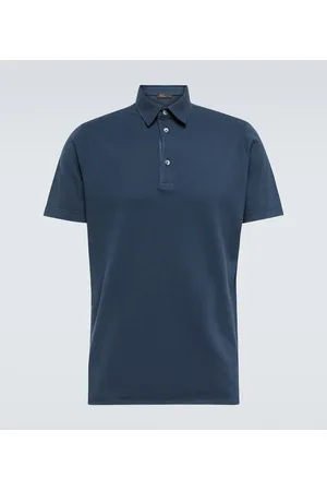 Loro Piana Polo en piqué de algodón