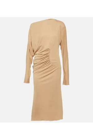 Khaite Vestido midi Oron de jersey fruncido