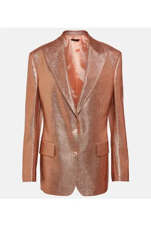 Tom Ford Blazer de sablé iridiscente