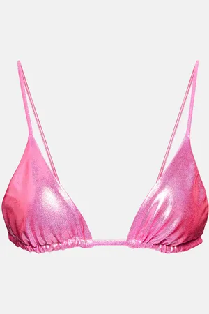 Jade Swim Top de bikini triangular Via